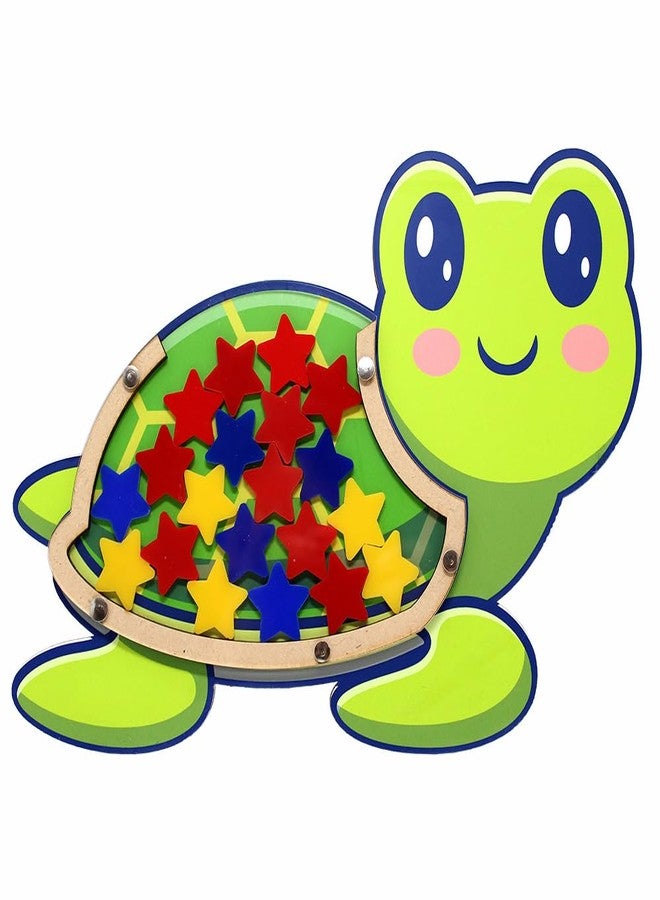 The Rosette Imprint Reward Jar for Kids | Star & Smiley Token System | Reward for Kids Behaviour | Reward Stars | Daily Chores Tracker | Positive Reinforcement Tool | Turtle Design - Image 1